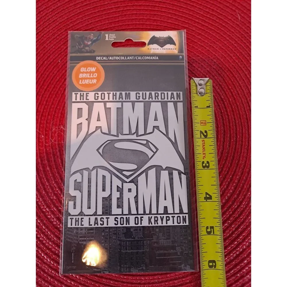 Batman Superman Decal - The Gotham Guardian - The‎ Last Son of Krypton